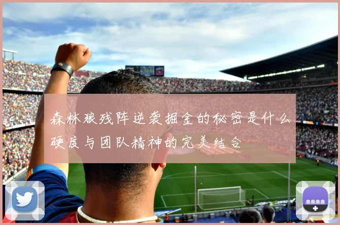 森林狼残阵逆袭掘金的秘密是什么硬度与团队精神的完美结合